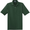 Custom Jerzees Dri-Power Pocket Sport Shirt. Forest Green