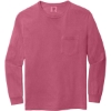 Custom COMFORT COLORS Heavyweight Ring Spun Long Sleeve Pocket Tee. Crunchbrry