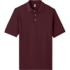 Custom Jerzees Unisex Premium Ring Spun Cotton Pique Sport Shirt Maroon Red