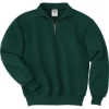 Custom Jerzees Super Sweats NuBlend - 1/4-Zip Sweatshirt with Cadet Collar. Forest Green