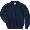 Custom Jerzees Super Sweats NuBlend - 1/4-Zip Sweatshirt with Cadet Collar. JNavy