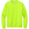 Custom Jerzees Super Sweats NuBlend - Crewneck Sweatshirt. Safety Green