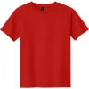 Custom Gildan - Youth Heavy Cotton 100% Cotton T-Shirt. Red
