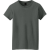Custom Gildan Womens Heavy Cotton 100% Cotton T-Shirt. Charcoal Gray