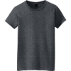 Custom Gildan Womens Heavy Cotton 100% Cotton T-Shirt. Dark Heather Gray