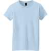 Custom Gildan Womens Heavy Cotton 100% Cotton T-Shirt. Light Blue