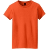 Custom Gildan Womens Heavy Cotton 100% Cotton T-Shirt. Orange