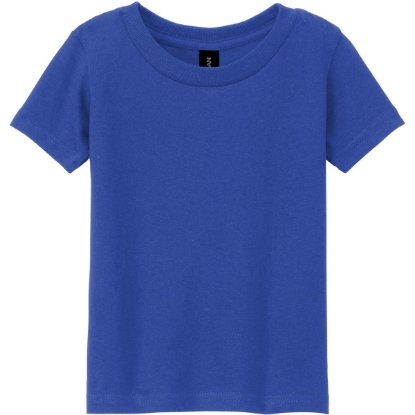 Custom Gildan Heavy Cotton Toddler T-Shirt Royal Blue