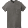 Custom Gildan Heavy Cotton 100% Cotton Pocket T-Shirt. Charcoal Gray