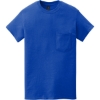 Custom Gildan Heavy Cotton 100% Cotton Pocket T-Shirt. Royal Blue