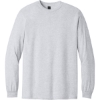 Custom Gildan - Heavy Cotton 100% Cotton Long Sleeve T-Shirt. Ash Gray