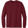 Custom Gildan - Heavy Cotton 100% Cotton Long Sleeve T-Shirt. Garnet