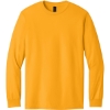 Custom Gildan - Heavy Cotton 100% Cotton Long Sleeve T-Shirt. Gold