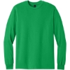 Custom Gildan - Heavy Cotton 100% Cotton Long Sleeve T-Shirt. IrishGreen