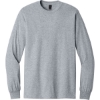 Custom Gildan - Heavy Cotton 100% Cotton Long Sleeve T-Shirt. SportGrey