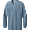 Custom Jerzees Premium Blend Ring Spun Long Sleeve T-Shirt DenimHthr