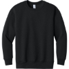 Custom Jerzees - Youth NuBlend Crewneck Sweatshirt. Black
