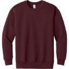 Custom Jerzees - Youth NuBlend Crewneck Sweatshirt. Maroon Red