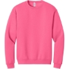 Custom Jerzees - NuBlend Crewneck Sweatshirt. NeonPink