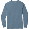 Custom COMFORT COLORS Heavyweight Ring Spun Long Sleeve Tee. Blue Jean