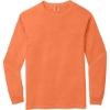 Custom COMFORT COLORS Heavyweight Ring Spun Long Sleeve Tee. Burnt Orange