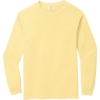 Custom COMFORT COLORS Heavyweight Ring Spun Long Sleeve Tee. Butter Yellow