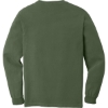 Custom COMFORT COLORS Heavyweight Ring Spun Long Sleeve Tee. Hemp Green