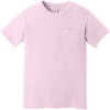 Custom COMFORT COLORS Heavyweight Ring Spun Pocket Tee. Blossom Pink