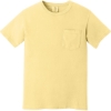Custom COMFORT COLORS Heavyweight Ring Spun Pocket Tee. Butter Yellow