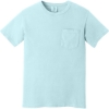 Custom COMFORT COLORS Heavyweight Ring Spun Pocket Tee. Chambray Blue