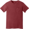 Custom COMFORT COLORS Heavyweight Ring Spun Pocket Tee. Chili Red