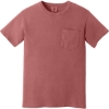 Custom COMFORT COLORS Heavyweight Ring Spun Pocket Tee. Crimson Red
