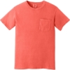 Custom COMFORT COLORS Heavyweight Ring Spun Pocket Tee. Neon Red Orange
