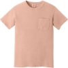 Custom COMFORT COLORS Heavyweight Ring Spun Pocket Tee. Peachy Peach