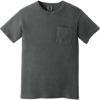 Custom COMFORT COLORS Heavyweight Ring Spun Pocket Tee. Pepper Black