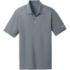 Custom Nike Dri-FIT Vertical Mesh Polo. Cool Grey
