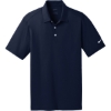 Custom Nike Dri-FIT Vertical Mesh Polo. Marine Blue
