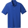 Custom Nike Dri-FIT Vertical Mesh Polo. Old Royal Blue