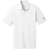 Custom Nike Dri-FIT Vertical Mesh Polo. White