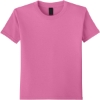 Custom Gildan Youth Softstyle T-Shirt Azalea Pink