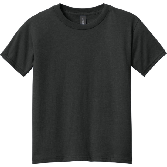 Custom Gildan Youth Softstyle CVC Tee Pitch Black Mist