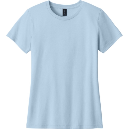 Custom Gildan Softstyle Womens T-Shirt. Light Blue