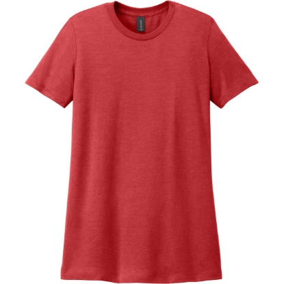 Custom Gildan Softstyle Womens CVC T-Shirt Red Mist