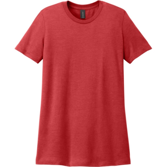 Custom Gildan Softstyle Womens CVC T-Shirt Red Mist