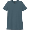 Custom Gildan Softstyle Womens CVC T-Shirt Steel Blue