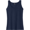 Custom Gildan Softstyle Junior Fit Tank Top. Navy Blue