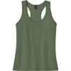 Custom Gildan Softstyle Womens CVC Racerback Tank Cactus Green
