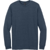 Custom Gildan Softstyle CVC Long Sleeve Tee Navy Mist Blue