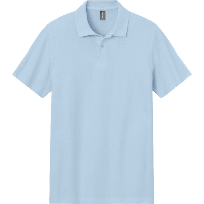 Custom Gildan Softstyle Pique Polo Light Blue