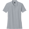 Custom Gildan Softstyle Womens Pique Polo Ring Spun Sport Gray
